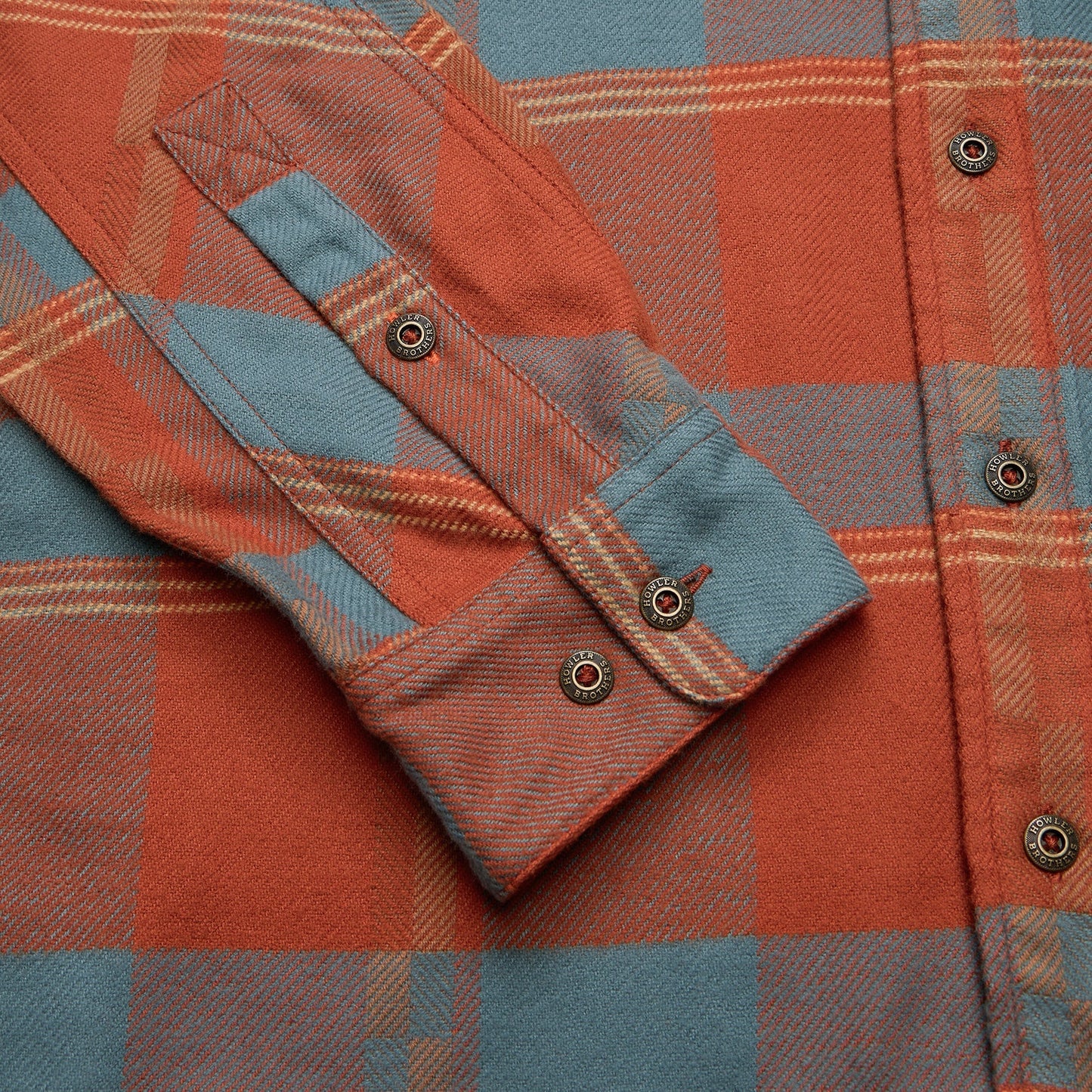 Harker's Flannel - Backdrop Plaid : Terracotta