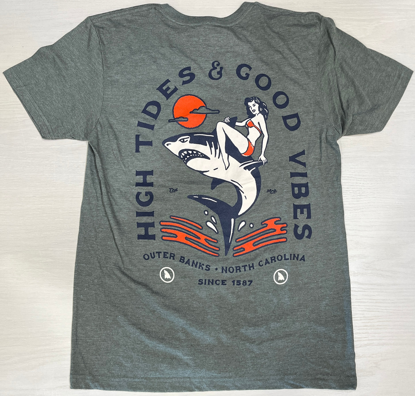 High Tide Shark Tee