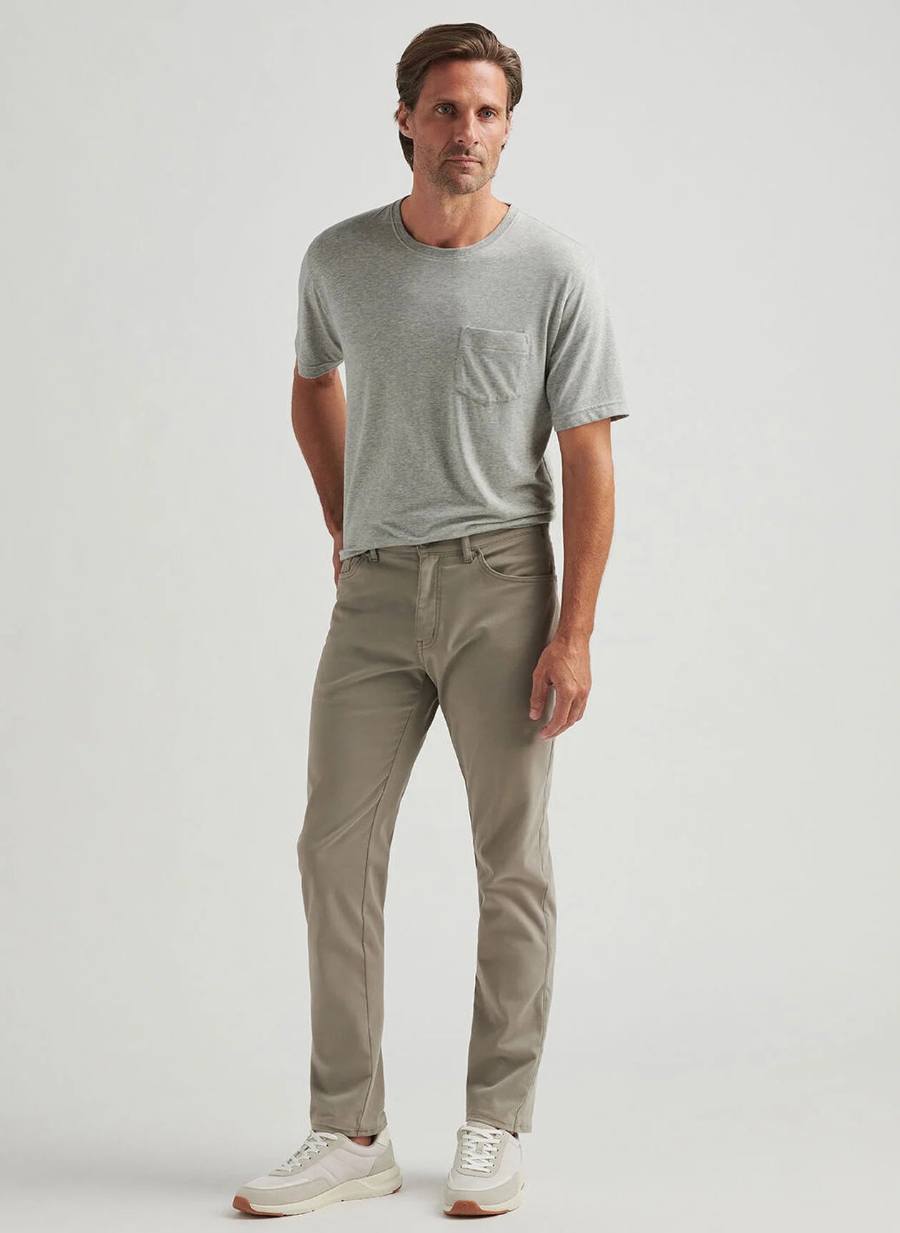 Signature Sateen Five-Pocket Pant