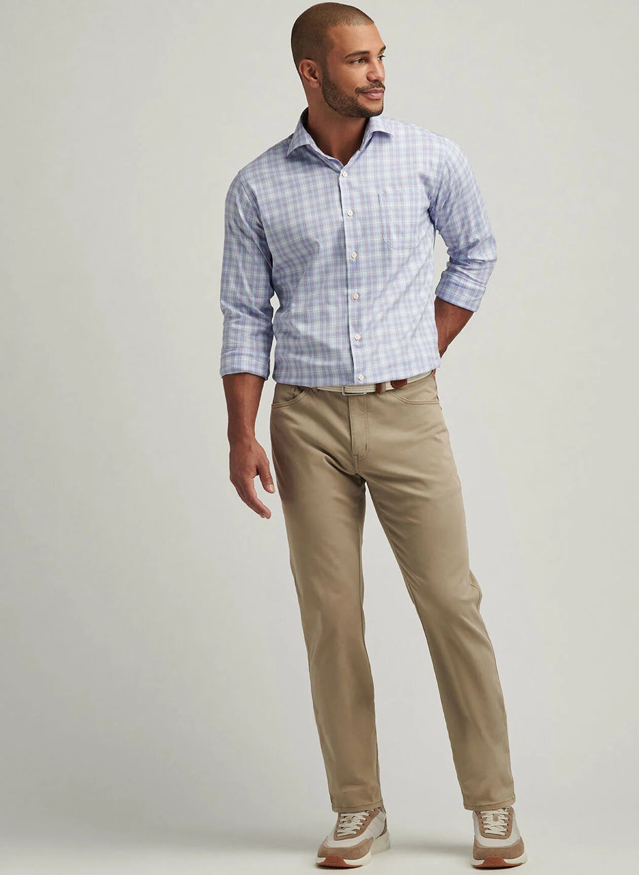 Signature Sateen Five-Pocket Pant