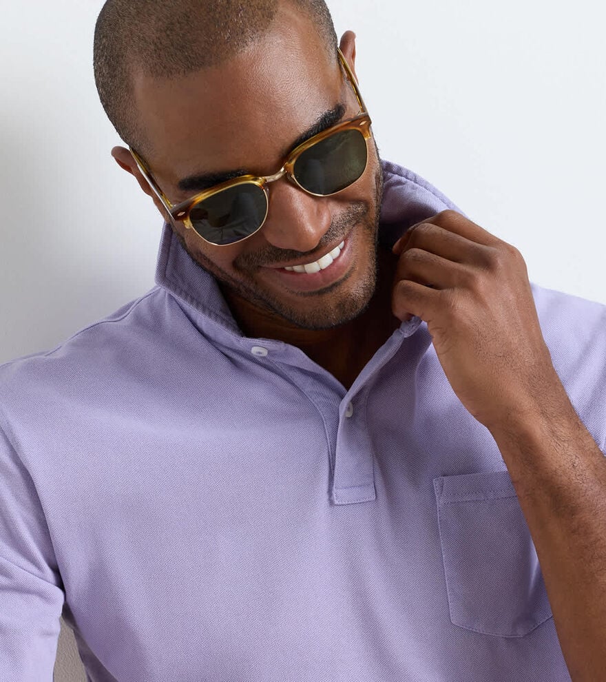 Everyday Pique Polo-Light Violet