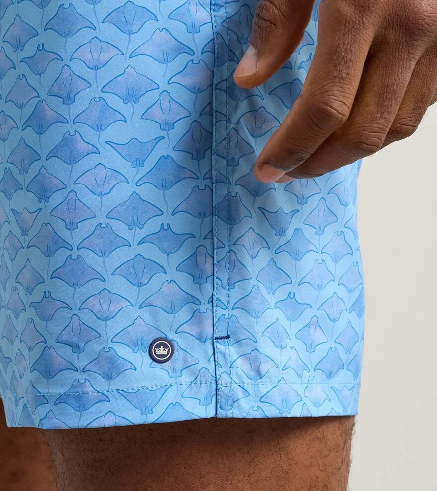 Coronado Swim Trunk-CRYSTAL SEA