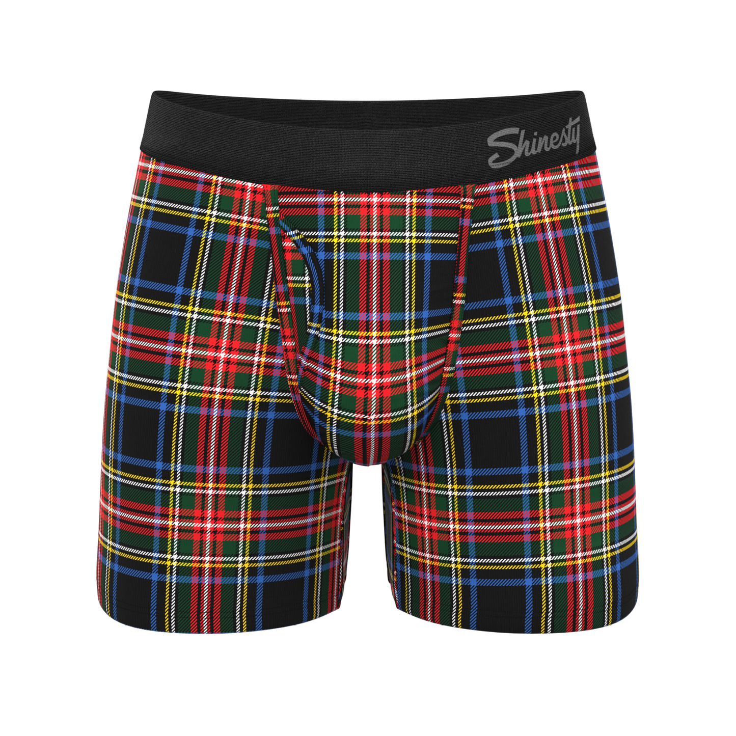 The Cappuccino | Holiday Tartan Plaid Ball Hammock® Pouch Underwear With Fly