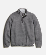 Corbet Reversible Pullover-charcoal/mid heather grey