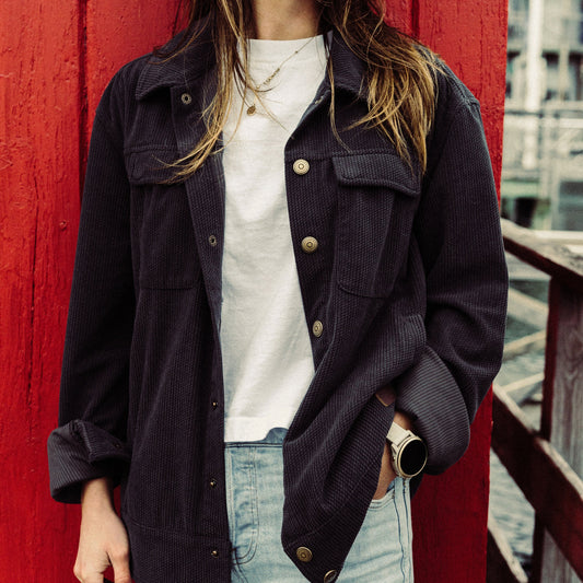 Carolyn Cord Jacket - Iron