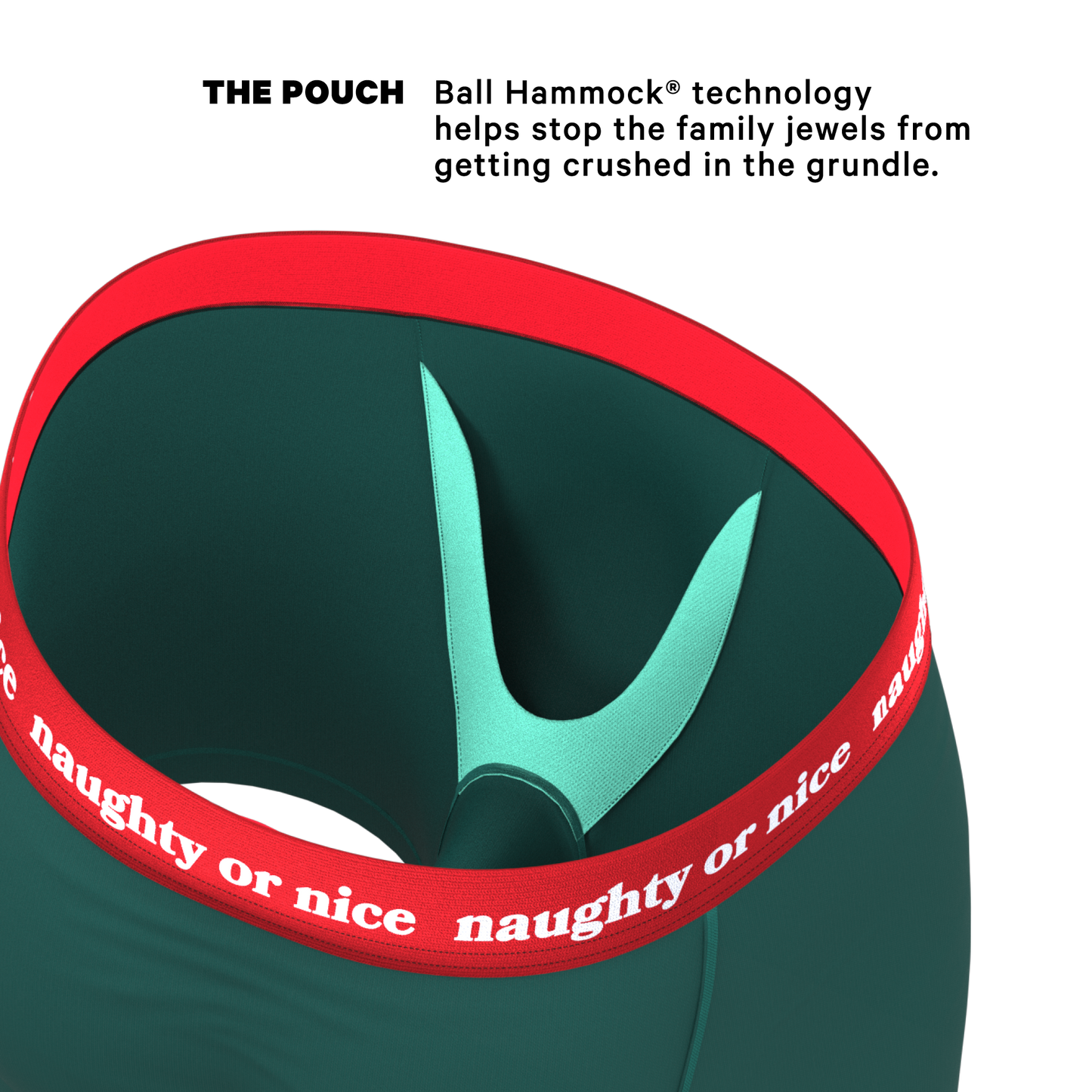 The Nice List | Flirty Waistband Ball Hammock® Pouch Underwear