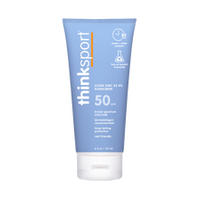 Think Sport SPF 50 Clear Zinc Sunscreen 6 oz, EWG #2