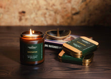 Wintertide Holiday Soy Candle, 8 oz Amber Jar