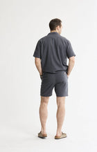 Linen Blend Drawstring Shorts