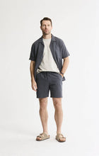 Linen Blend Drawstring Shorts