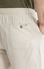 Linen Blend Drawstring Shorts