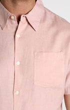 Cotton Linen Blend Short Sleeve Shirt