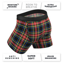 The Cappuccino | Holiday Tartan Plaid Ball Hammock® Pouch Underwear With Fly