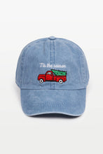 Christmas TIS THE SEASON & TRUCK embroidery Baseball Cap