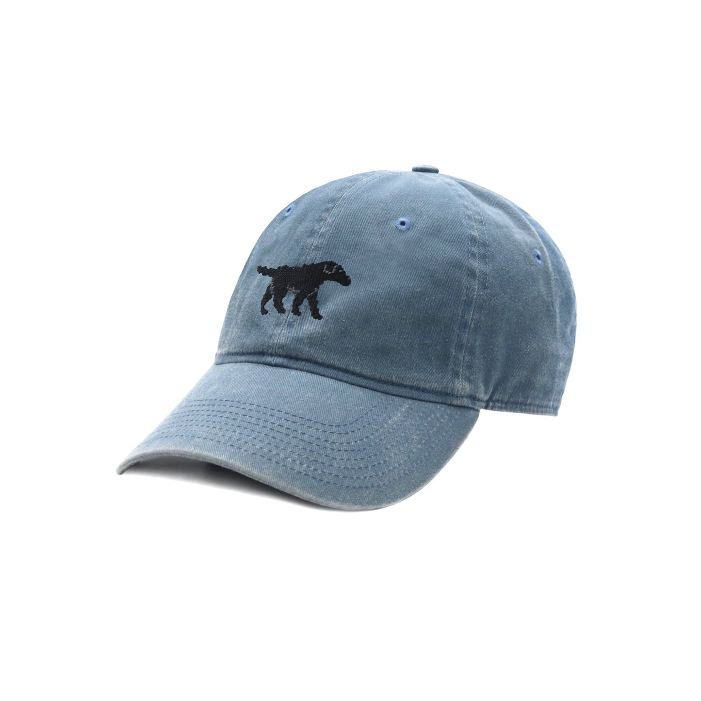 Black Lab Walking Hat Steel Blue