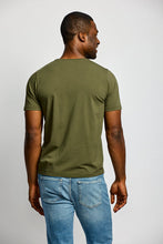 Crew Neck Tee-Army