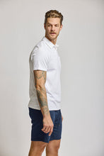 Slub Cotton Polo-White