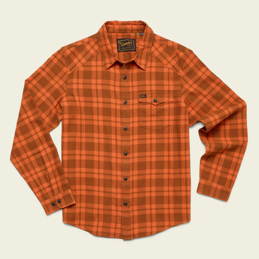 La Grange Lightweight Flannel - Cohen Plaid : Pumpkin