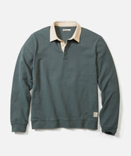 Balsam Green Sueded Rugby Polo