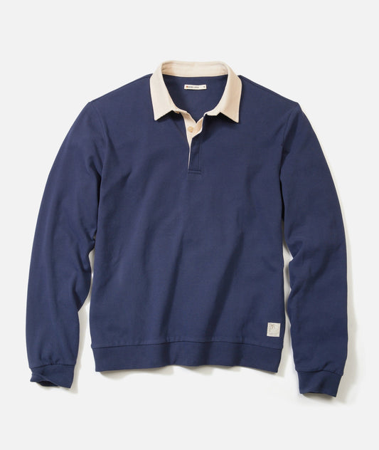 Mood Indigo Sueded Rugby Polo