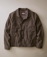 The Sawyer Waxed Trucker Jacket-Olive