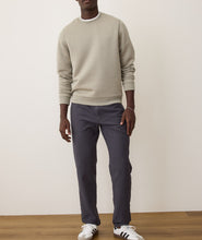 Taupe Corbet Quilted Crewneck