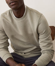 Taupe Corbet Quilted Crewneck