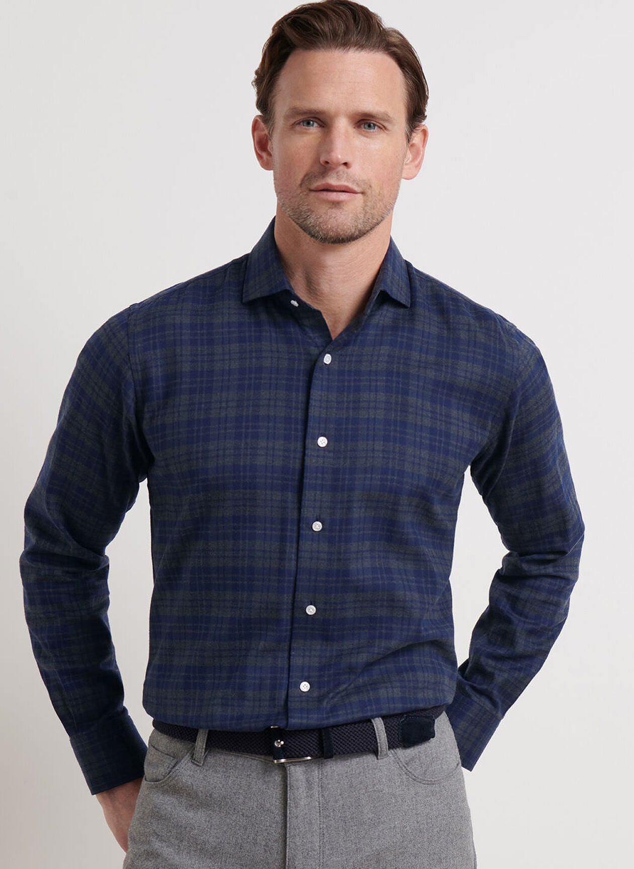 Trentino Italian Flannel Sport Shirt