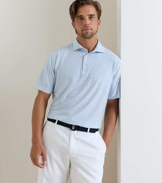 Flock Performance Jersey Polo-White