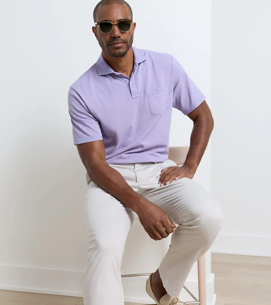 Everyday Pique Polo-Light Violet