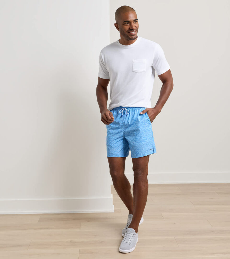 Coronado Swim Trunk-CRYSTAL SEA