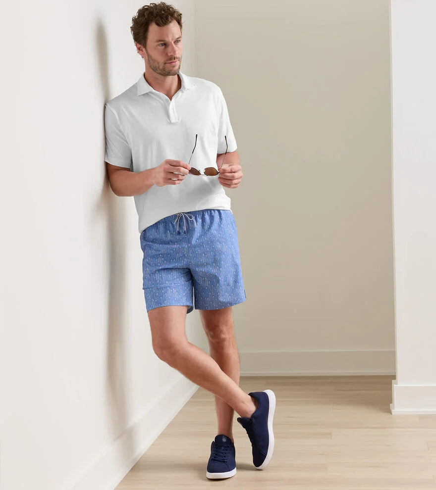 Tequila Seas Swim Trunk-DUSK BLUE