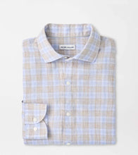 Milo Linen Sport Shirt-Cloudy Blue