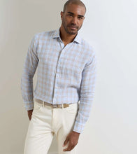 Milo Linen Sport Shirt-Cloudy Blue