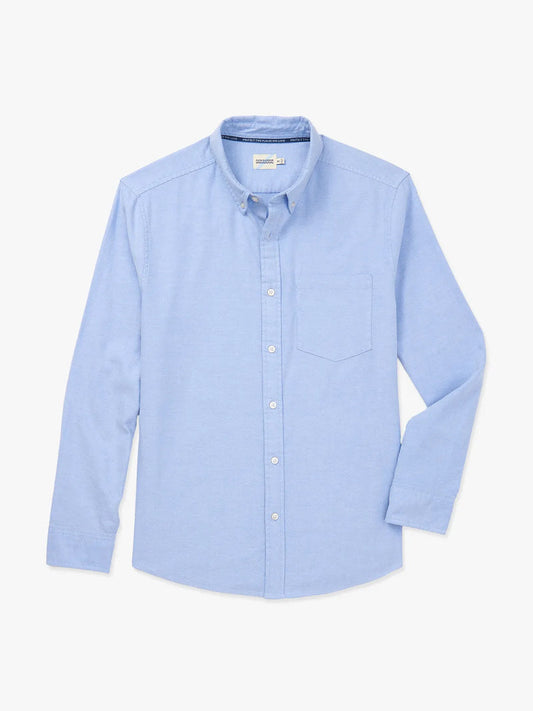 Salty Oxford Shirt-Bay Blue