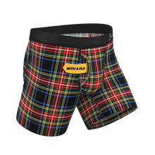 The Cappuccino | Holiday Tartan Plaid Ball Hammock® Pouch Underwear With Fly