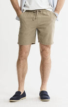 Linen Blend Drawstring Shorts