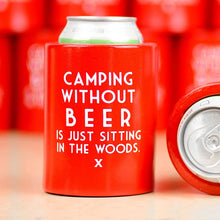 Camping without beer... Vintage Beer Koozie. Case Pack of 12