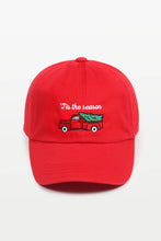 Christmas TIS THE SEASON & TRUCK embroidery Baseball Cap