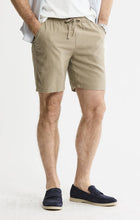 Linen Blend Drawstring Shorts