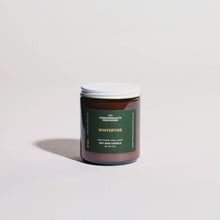 Wintertide Holiday Soy Candle, 8 oz Amber Jar