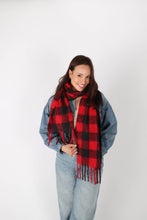 Oblong Buffalo Woven Scarf
