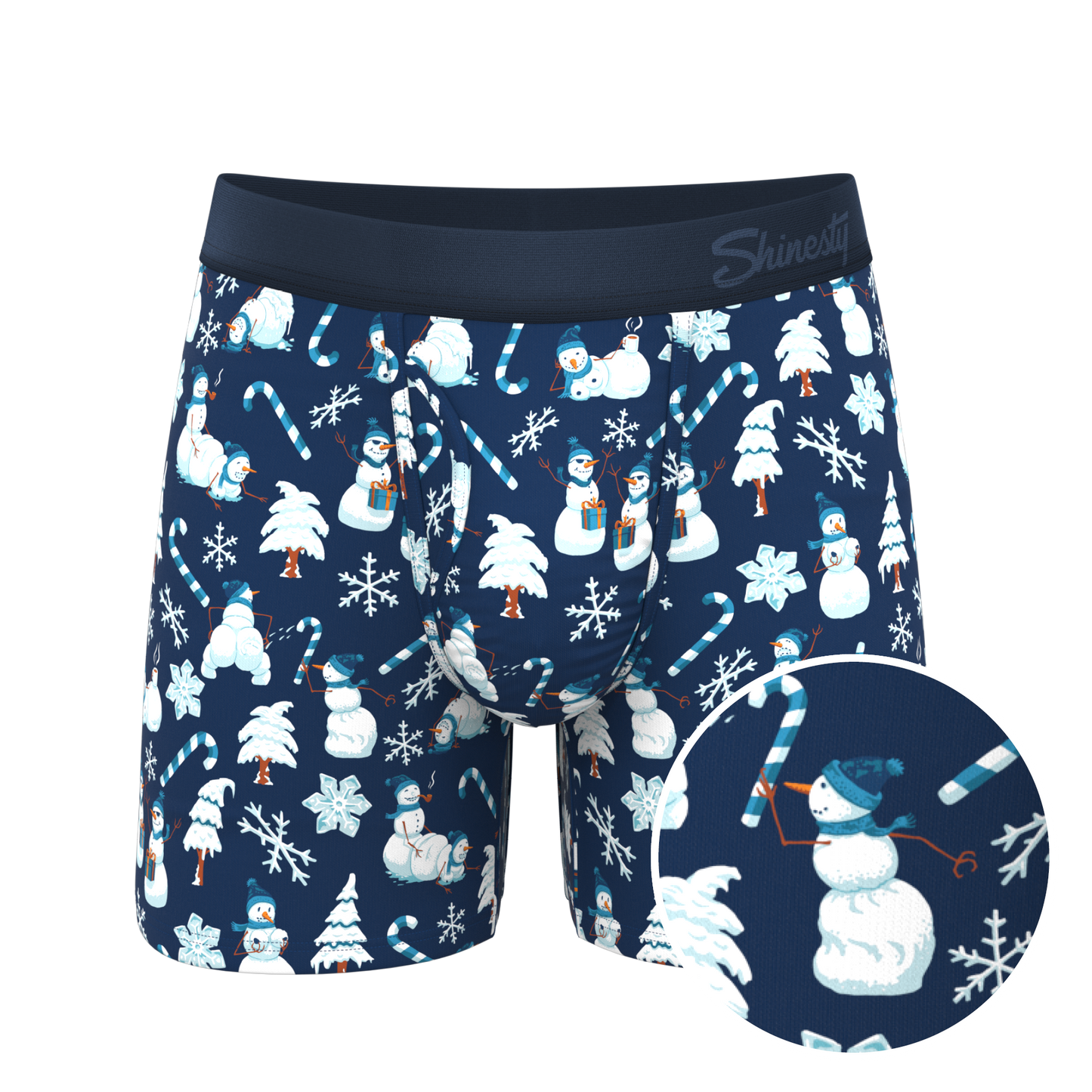 The Big Blizzard | Naughty Snowmen Ball Hammock® Pouch Underwear With Fly